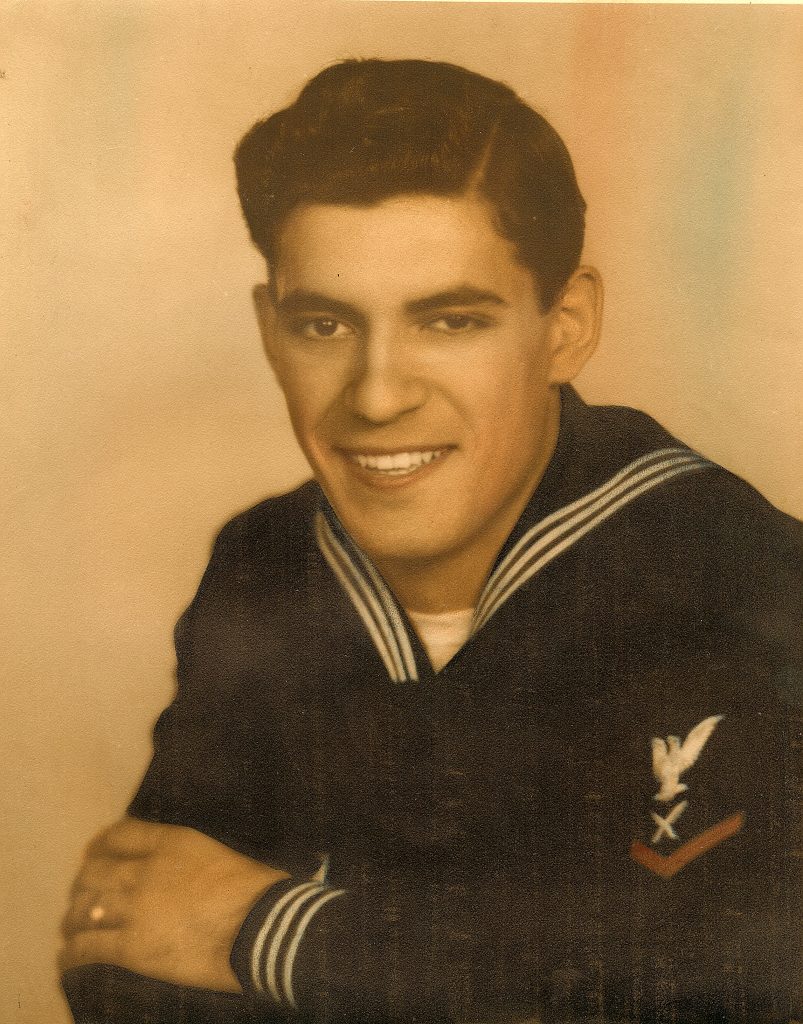 Ernest Petrangelo in uniform.