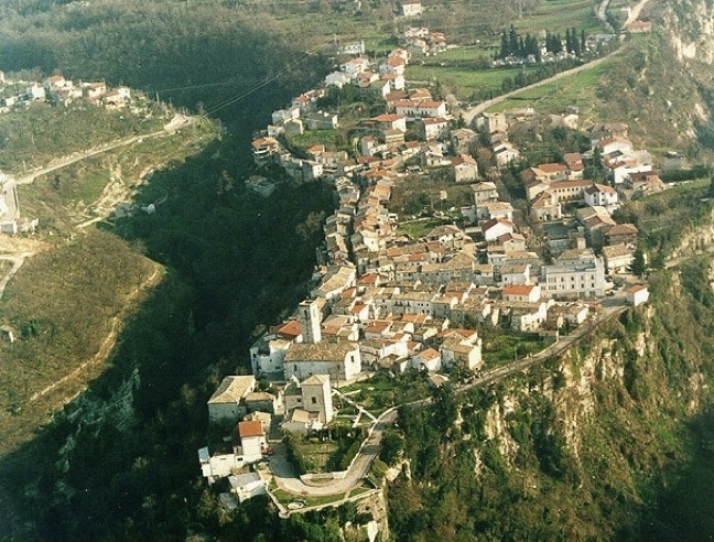Roccamorice from the air