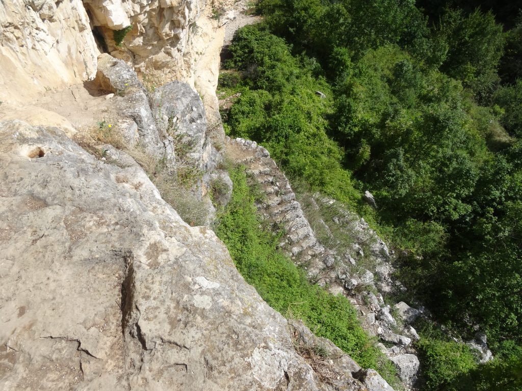 Ancient stairs to the Hermitage of San Bartolomeo in Legio