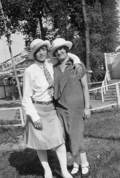 Ann Petrangelo and friend.