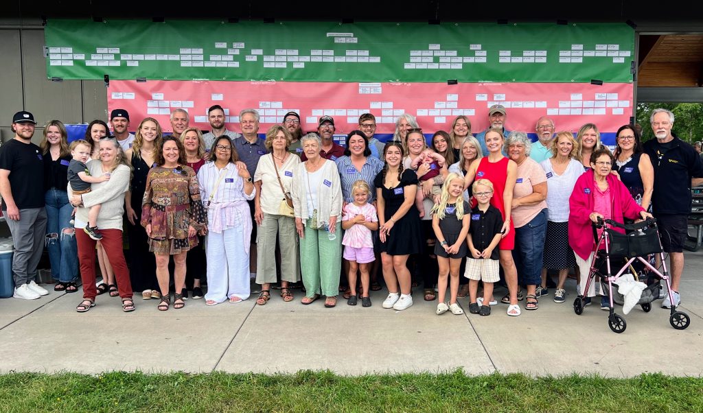 Reunion 2025 Descendants of Rose Petrangelo Hansen.